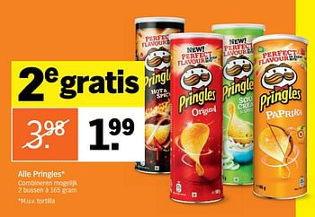 Aanbiedingen Alle pringles - Pringles - Geldig van 04/09/2017 tot 10/09/2017 bij Albert Heijn