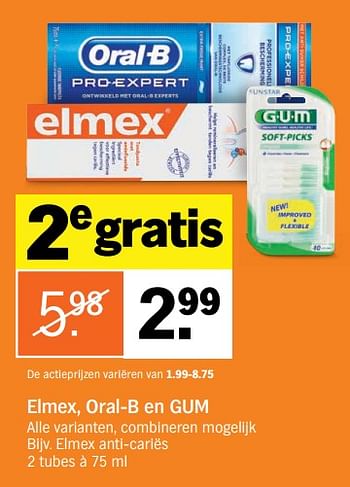 Aanbiedingen Elmex anti-cariës - Elmex - Geldig van 04/09/2017 tot 10/09/2017 bij Albert Heijn