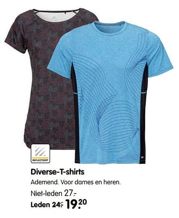 Aanbiedingen Diverse-t-shirts - Human Nature - Geldig van 04/09/2017 tot 17/09/2017 bij ANWB