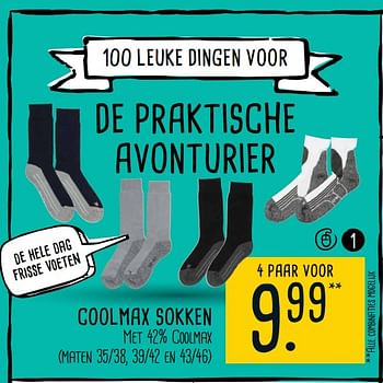 Aanbiedingen Coolmax sokken - Coolmax - Geldig van 04/09/2017 tot 17/09/2017 bij Xenos
