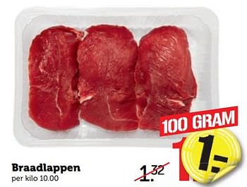 Aanbiedingen Braadlappen - Huismerk - Coop - Geldig van 04/09/2017 tot 10/09/2017 bij Coop