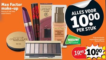 Aanbiedingen Oogschaduw palette masterpieces - Max Factor - Geldig van 05/09/2017 tot 10/09/2017 bij Kruidvat