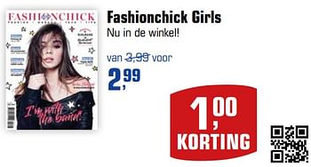 Aanbiedingen Fashionchick girls nu in de winkel - Huismerk - Primera - Geldig van 03/09/2017 tot 24/09/2017 bij Primera