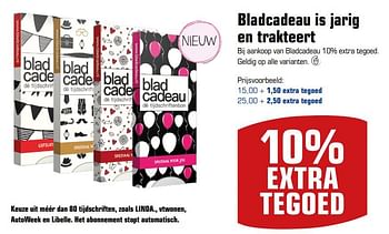 Aanbiedingen Bladcadeau is jarig en trakteert - Huismerk - Primera - Geldig van 03/09/2017 tot 24/09/2017 bij Primera