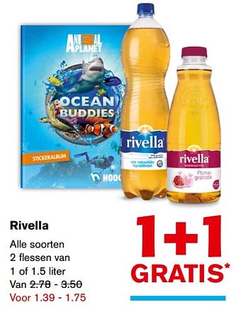Aanbiedingen Rivella - Rivella - Geldig van 06/09/2017 tot 12/09/2017 bij Hoogvliet