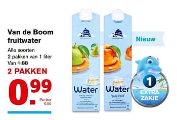 Aanbiedingen Van de boom fruitwater - Van de Boom - Geldig van 06/09/2017 tot 12/09/2017 bij Hoogvliet