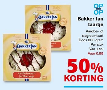 Aanbiedingen Bakker jan taartje - Bakkerjan - Geldig van 06/09/2017 tot 12/09/2017 bij Hoogvliet