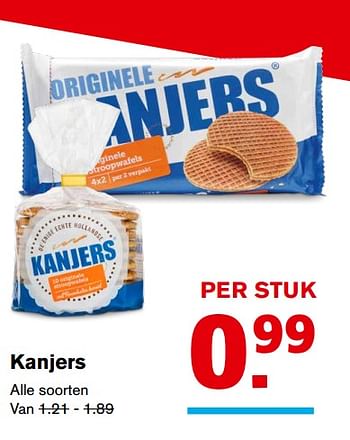 Aanbiedingen Kanjers - Kanjers - Geldig van 06/09/2017 tot 12/09/2017 bij Hoogvliet