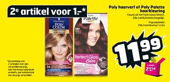 Aanbiedingen Poly haarkleuring - Poly Color - Geldig van 05/09/2017 tot 17/09/2017 bij Trekpleister