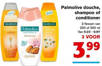 Aanbiedingen Palmolive douche, shampoo of conditioner - Palmolive - Geldig van 06/09/2017 tot 12/09/2017 bij Hoogvliet