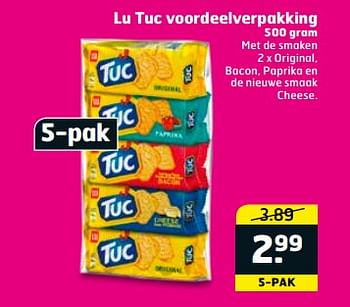 Aanbiedingen Lu tuc voordeelverpakking - Lu - Geldig van 05/09/2017 tot 17/09/2017 bij Trekpleister