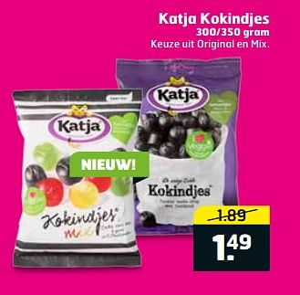 Aanbiedingen Katja kokindjes - Katja - Geldig van 05/09/2017 tot 17/09/2017 bij Trekpleister