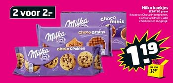 Aanbiedingen Milka koekjes - Milka - Geldig van 05/09/2017 tot 17/09/2017 bij Trekpleister