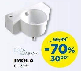 Aanbiedingen Imola handenwassers - Luca varess - Geldig van 28/08/2017 tot 30/09/2017 bij X2O