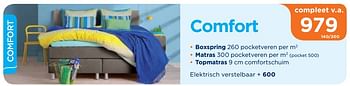 Aanbiedingen Comfort,boxspring ,matras,topmatras - Huismerk - TotaalBed - Geldig van 04/09/2017 tot 17/10/2017 bij TotaalBed