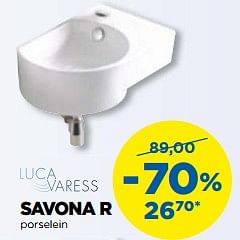 Aanbiedingen Savona r handenwassers - Luca varess - Geldig van 28/08/2017 tot 30/09/2017 bij X2O