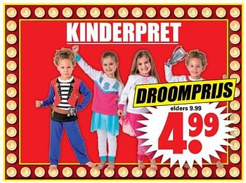 Aanbiedingen Kinderpret - Huismerk - Dirk - Geldig van 04/09/2017 tot 09/09/2017 bij Lekker Doen