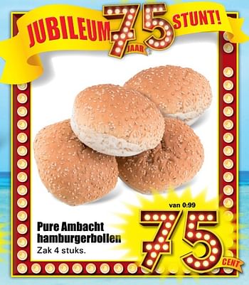 Aanbiedingen Pure ambacht hamburgerbollen - Huismerk - Dirk - Geldig van 04/09/2017 tot 09/09/2017 bij Lekker Doen
