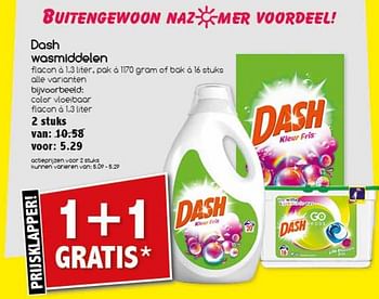 Aanbiedingen Dash wasmlddelen - Dash - Geldig van 04/09/2017 tot 09/09/2017 bij Agrimarkt