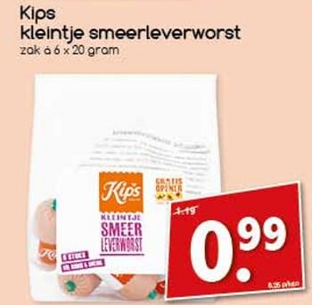 Aanbiedingen Kips kleintje smeerleverworst - Kips - Geldig van 04/09/2017 tot 09/09/2017 bij Agrimarkt