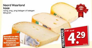 Aanbiedingen Noord waarland kaas - Noord Waarland - Geldig van 04/09/2017 tot 09/09/2017 bij Agrimarkt