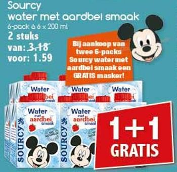 Aanbiedingen Sourcy water met aardbei smaak - Sourcy - Geldig van 04/09/2017 tot 09/09/2017 bij Agrimarkt
