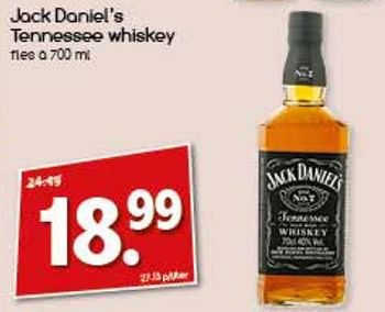 Aanbiedingen Jack daniel`s tennessee whiskey - Jack Daniel's - Geldig van 04/09/2017 tot 09/09/2017 bij Agrimarkt