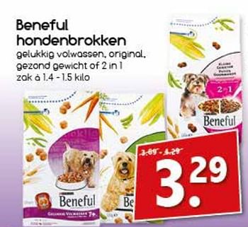 Aanbiedingen Beneful hondenbrokken - Purina - Geldig van 04/09/2017 tot 09/09/2017 bij Agrimarkt
