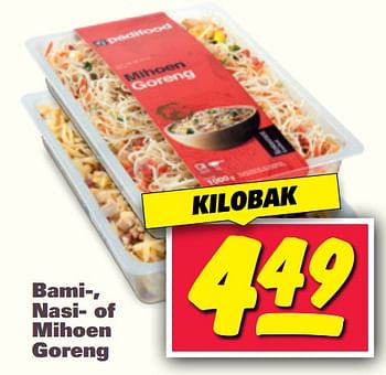 Aanbiedingen Bami - nasi - of mihoen goreng - Huismerk - Nettorama - Geldig van 04/09/2017 tot 10/09/2017 bij Nettorama