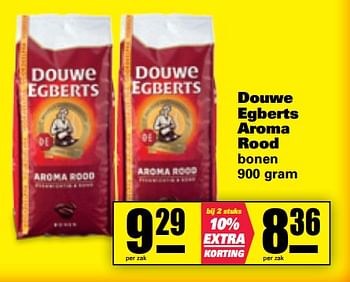 Aanbiedingen Douwe egberts aroma rood bonen - Douwe Egberts - Geldig van 04/09/2017 tot 10/09/2017 bij Nettorama