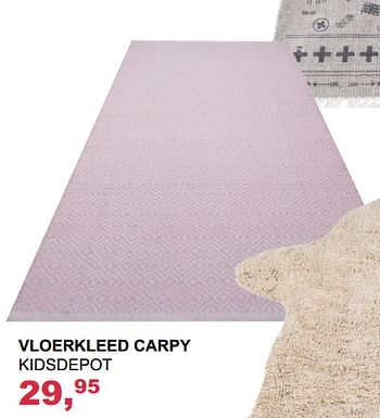 Aanbiedingen Vloerkleed carpy kidsdepot - KidsDepot  - Geldig van 03/09/2017 tot 08/10/2017 bij Baby & Tiener Megastore