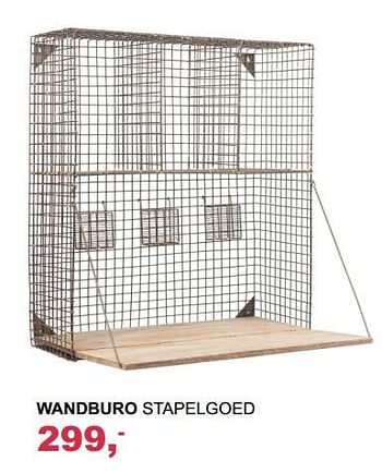 Aanbiedingen Wandburo stapelgoed - Stapelgoed - Geldig van 03/09/2017 tot 08/10/2017 bij Baby & Tiener Megastore