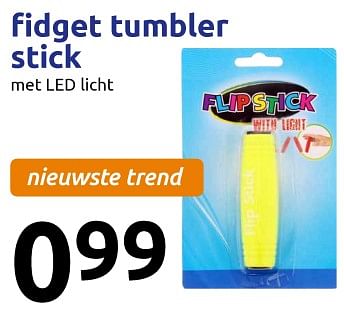 Aanbiedingen Fidget tumbler stick - Huismerk - Action - Geldig van 06/09/2017 tot 12/09/2017 bij Action