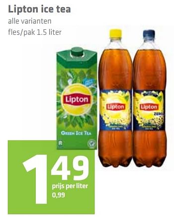 Aanbiedingen Lipton ice tea - Lipton - Geldig van 07/09/2017 tot 20/09/2017 bij Attent