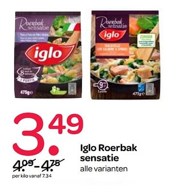 Aanbiedingen Iglo roerbak sensatie - Iglo - Geldig van 07/09/2017 tot 20/09/2017 bij Spar
