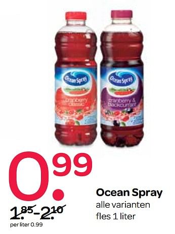 Aanbiedingen Ocean spray - Ocean Spray - Geldig van 07/09/2017 tot 20/09/2017 bij Spar