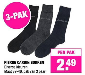 Aanbiedingen Pierre cardin sokken - Pierre Cardin - Geldig van 11/09/2017 tot 24/09/2017 bij Big Bazar
