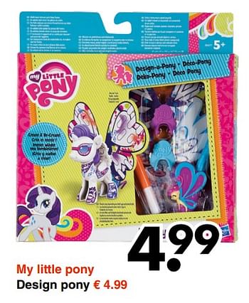 Aanbiedingen My little pony design pony - My Little Pony - Geldig van 04/09/2017 tot 16/09/2017 bij Wibra