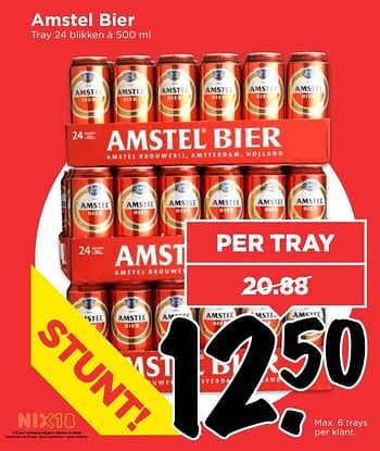 Aanbiedingen Amstel bier - Amstel - Geldig van 10/09/2017 tot 16/09/2017 bij Vomar