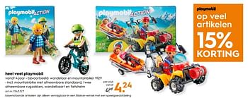 Aanbiedingen Heel veel playmobil - Playmobil - Geldig van 09/09/2017 tot 20/09/2017 bij Blokker