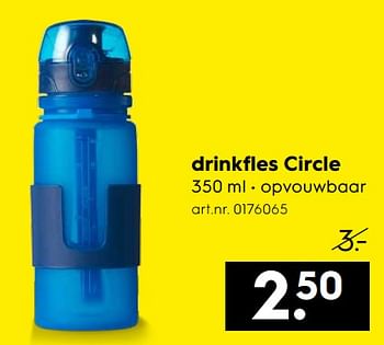 Aanbiedingen Drinkfles circle - Huismerk - Blokker - Geldig van 09/09/2017 tot 20/09/2017 bij Blokker