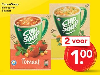 Aanbiedingen Cup-a-soup - Cup a Soup - Geldig van 10/09/2017 tot 16/09/2017 bij Deen Supermarkten
