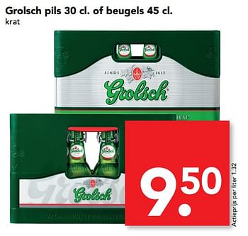 Aanbiedingen Grolsch pils - Grolsch - Geldig van 10/09/2017 tot 16/09/2017 bij Deen Supermarkten
