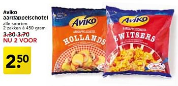 Aanbiedingen Aviko aardappelschotel - Aviko - Geldig van 10/09/2017 tot 16/09/2017 bij Em-té
