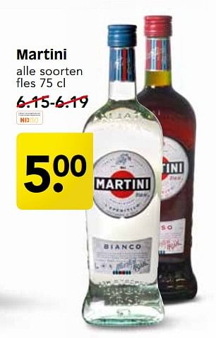 Aanbiedingen Martini - Martini - Geldig van 10/09/2017 tot 16/09/2017 bij Em-té