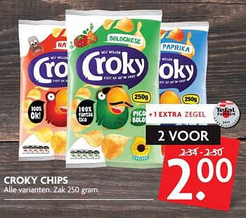 Aanbiedingen Croky chips - Croky - Geldig van 10/09/2017 tot 16/09/2017 bij Deka Markt