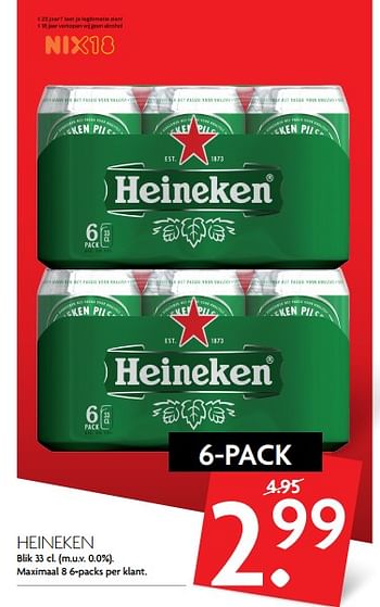 Aanbiedingen Heineken - Heineken - Geldig van 10/09/2017 tot 16/09/2017 bij Deka Markt