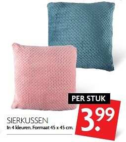 Aanbiedingen Sierkussen - Huismerk - Deka Markt - Geldig van 10/09/2017 tot 16/09/2017 bij Deka Markt