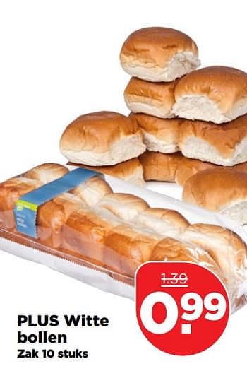 Aanbiedingen Plus witte bollen - Huismerk - Plus - Geldig van 10/09/2017 tot 16/09/2017 bij Plus