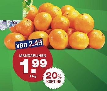 Aanbiedingen Mandarijnen - Huismerk - Aldi - Geldig van 11/09/2017 tot 16/09/2017 bij Aldi